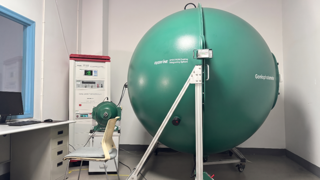 NBlite in-house lighting test laboratory