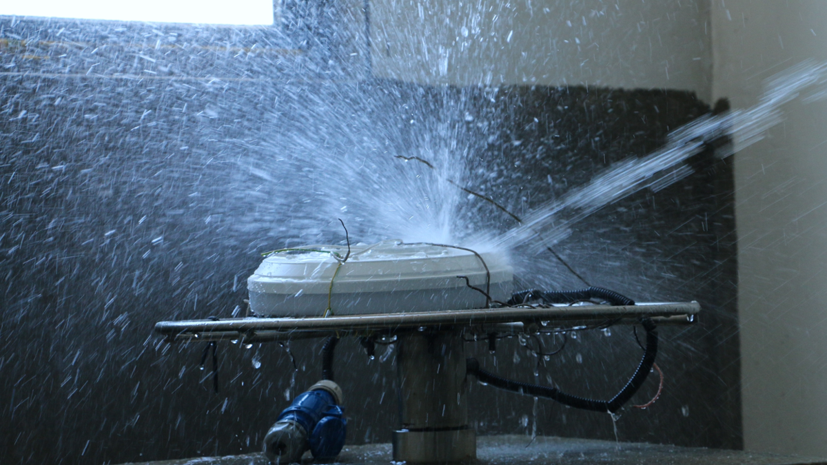 IP ingress protection water test at NBlite