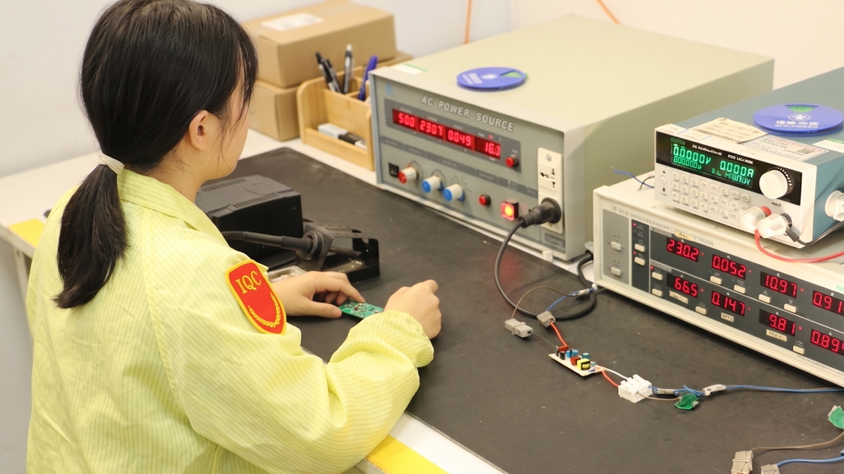 Incoming quality control (IQC) inspection at NBlite