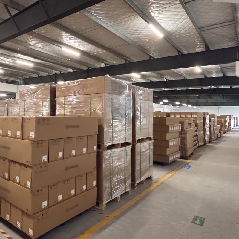 NBlite finished-goods warehouse ready for container loading