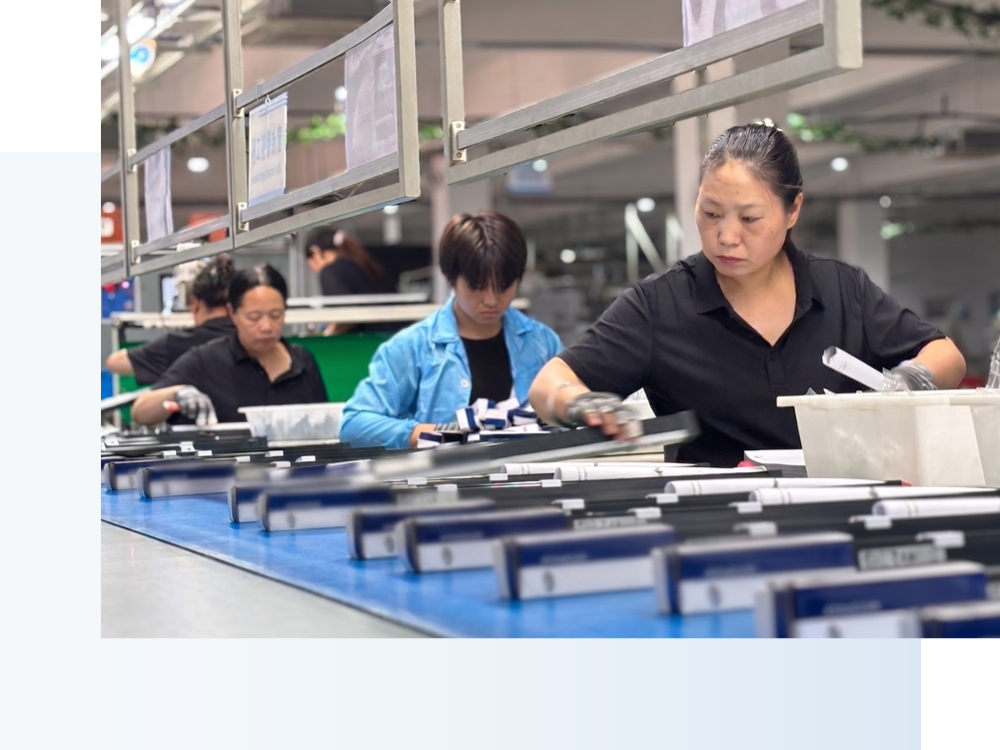 NBlite LED luminaire production line